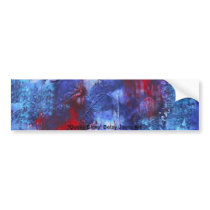 "Quirky Blues" Products Bumper Stickers