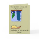 Quirky Crazy Love Valentine Card by SialiciousStationary Quirky Crazy Love Valentine Card