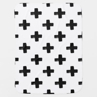 Quirky Crosses Baby Blanket