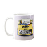 Quirky Yellow Typewriter Coffee Mugs
