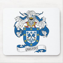 Quiros Family Crest Mousepad