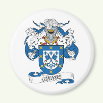 Quiros Family Crest Magnet