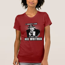 Quisiera que usted votara por Meg Whitman Camisetas