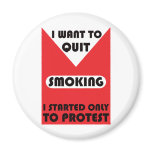 Quit smoking.ai fridge magnet