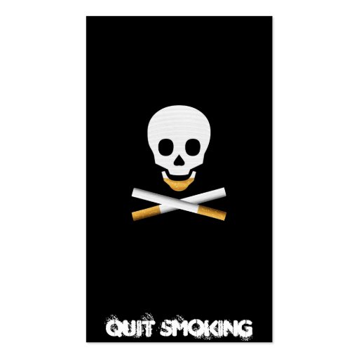 Quit Smoking Business card template