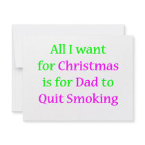Quit Smoking Dad 2 invitations by omgoshitschristmas Quit Smoking Dad 2 invitations