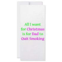 Quit Smoking Dad 2 rack cards by omgoshitschristmas Quit Smoking Dad 2 rack cards