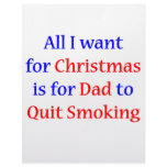 Quit Smoking Dad! Letterhead Design
