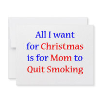 Quit Smoking Mom! 2 invitations by omgoshitschristmas Quit Smoking Mom! 2 invitations