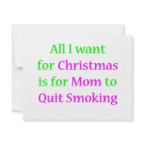 Quit Smoking Mom! invitations by omgoshitschristmas Quit Smoking Mom! invitations