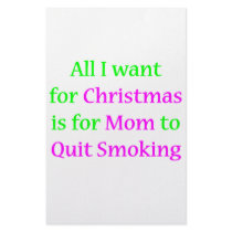Quit Smoking Mom! Customized Stationery