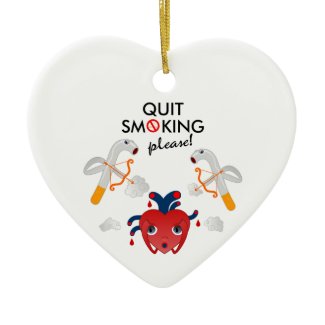 Quit smoking please ornament