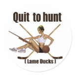 Quit to hunt lame ducks Sarah Palin resigns stickers