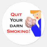Quit Your Darn Smoking Stickers