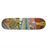 Quite Crazy Quilt Skate Board