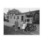 Quite Probably the First Ever MOBILE HOME postcards