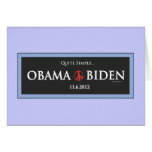 Quite Simply Obama Biden 2012 Greeting Cards