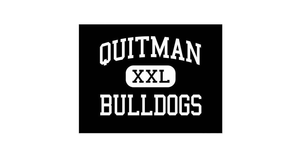 Quitman Bulldogs High Quitman Arkansas Postcard Zazzle