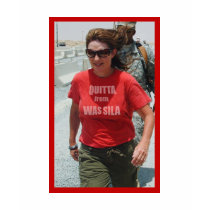 Quitta from Wassila - Ladies Sarah Palin T t-shirts