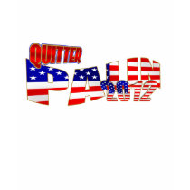 Quitter Palin stars and stripes US flag logo t-shirts by PalinQuitsShirts Quitter Palin stars and stripes US flag logo t-shirts