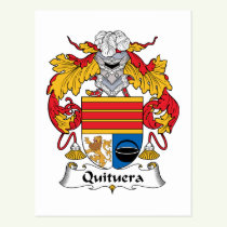 Quituera Family Crest Postcard