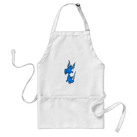 Quizzical Dragon Apron