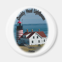 Quoddy Head Lighthouse Magnets