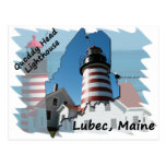 Quoddy Head Lighthouse ver2 Post Cards