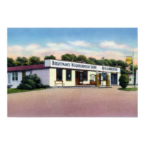 Quonochontaug Rhode Island Brightmans Neighborhood Print