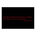 Quote by Burke posters