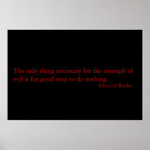 Quote by Burke Poster