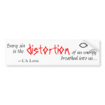 Quote from C.S. Lewis Bumper Sticker
