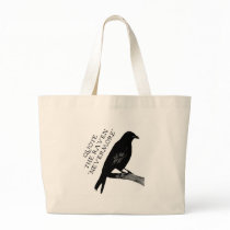 Quote The Raven Tote Bags