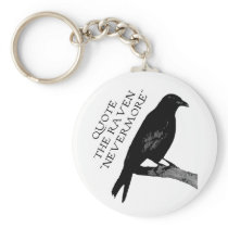 Quote The Raven Key Chains