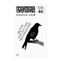 Quote The Raven Stamp