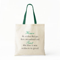 Quote Tote - Wisdom Canvas Bags