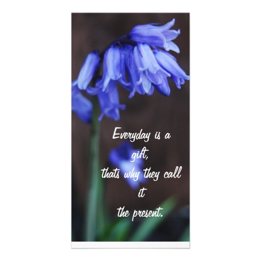 Quotes flowers card Zazzle