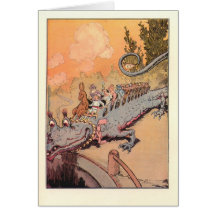 Quox gives a ride to Betsy, Hank, Shaggy & others Card