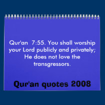 Qur'an quotes Calendar
