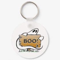 QVP Boo! Key Chain keychains by QVParanormal QVP Boo! Key Chain keychains