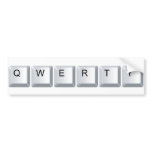 Qwerty Bumper Stickers