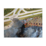 r4-southeast-aerial ignitions along highway post card