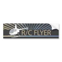 R-C Flyer Copter Bumper Stickers