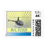 R-C Flyer Copter Postage Stamps