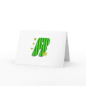 R green monogram cards