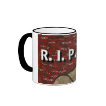 R.I.P. 1979-2001 mugs