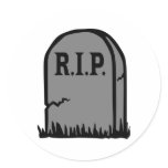 R.I.P. - Death stickers