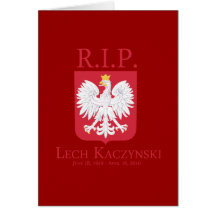 R.I.P. Lech Kaczynski Cards