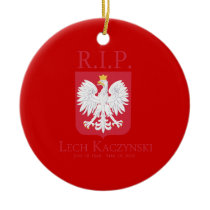 R.I.P. Lech Kaczynski ornaments
