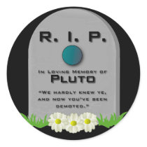 R.I.P. Pluto stickers